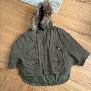 The Kooples Olive Parka